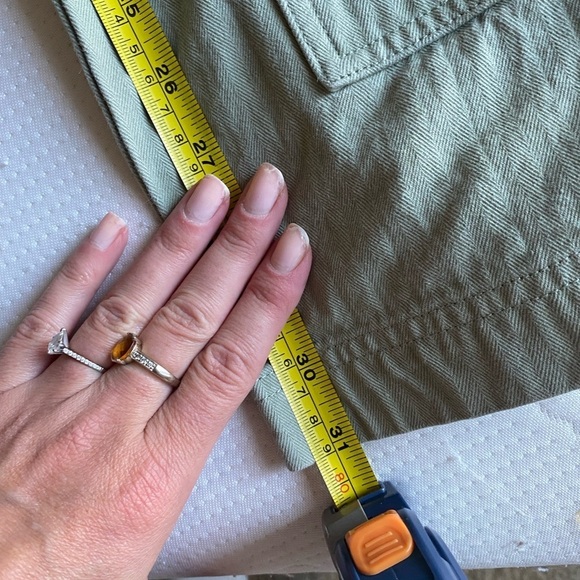 Liquid Lagoon Men's Canvas Denim Jean Green Patchwork Carpenter Colorblock Pants - Picture 10 of 10